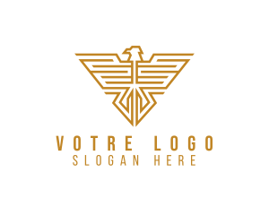 Regal - Maze Eagle Insignia logo design