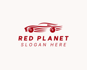 Red Car Racing logo design