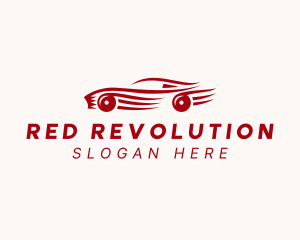 Red Car Racing logo design