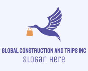 Convenience Store - Swan Delivery Courier logo design