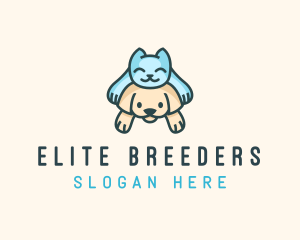 Puppy Kitten Veterinary logo design