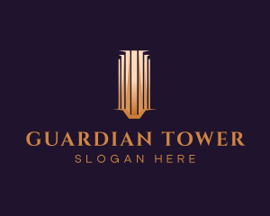 High Rise Building Tower logo design