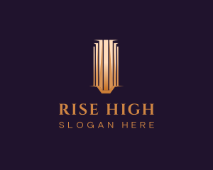 High Rise Building Tower logo design