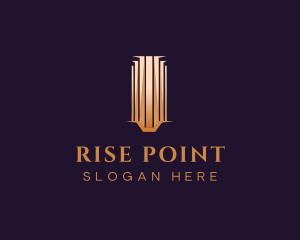 High Rise Building Tower logo design