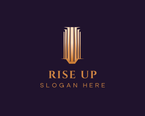 High Rise Building Tower logo design