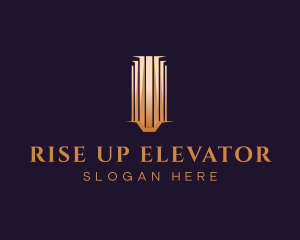 High Rise Building Tower logo design