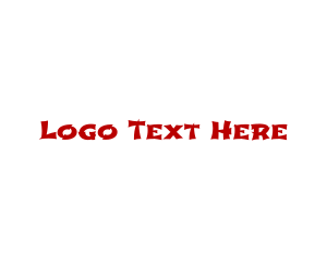 Martial Arts - Martial Arts Text Font logo design