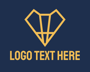 Wild - Geometric Fox Origami logo design