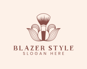 Cosmetics Makeup Brush  logo design