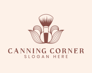 Cosmetics Makeup Brush  logo design