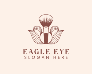 Cosmetics Makeup Brush  logo design