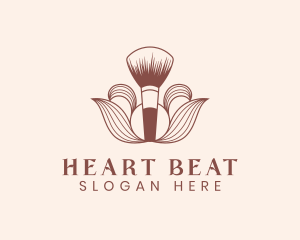 Cosmetics Makeup Brush  logo design