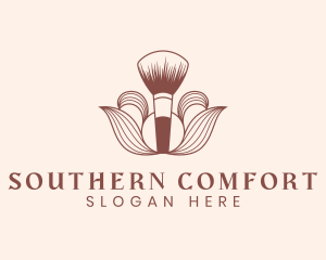 Cosmetics Makeup Brush  logo design