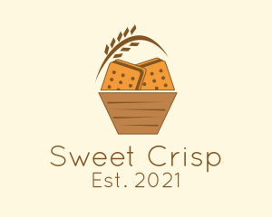 Wafer - Biscuit Bread Basket logo design