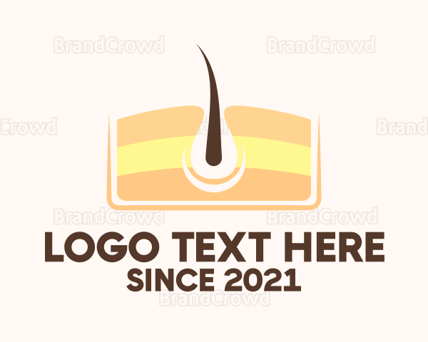 Hair Skin Dermatology Logo