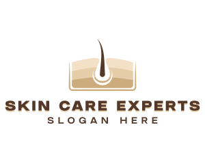 Hair Skin Dermatology logo design