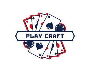 Poker Card Gambling Logo