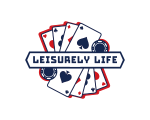 Poker Card Gambling logo design