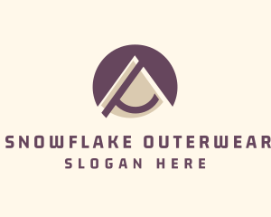 Outerwear - Mountain Peak Letter A logo design