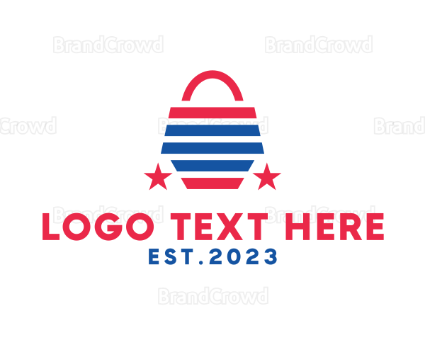 USA Shopping Bag Logo