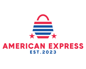 USA Shopping Bag logo design