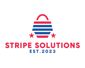 USA Shopping Bag logo design