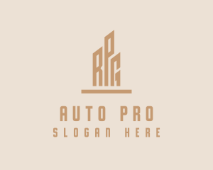 Building Monogram Letter RPG Logo