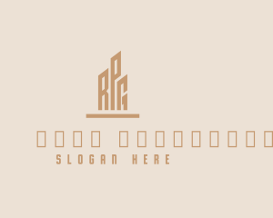 Architect - Building Monogram Letter RPG logo design