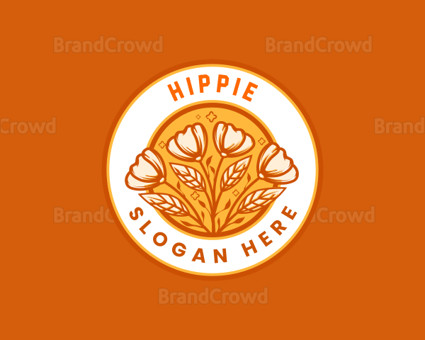 Organic Flower Garden Logo