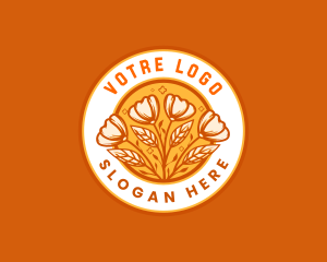 Organic Flower Garden Logo