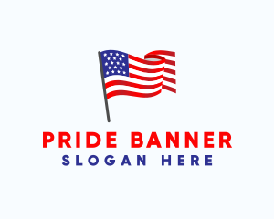 American Flag Campaign logo design