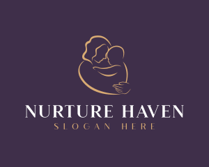 Postpartum - Parenting Family Planning logo design