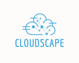 Cyber Cloud Network logo design