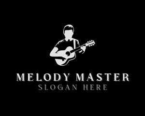 Musician - Guitarist Musician Performer logo design