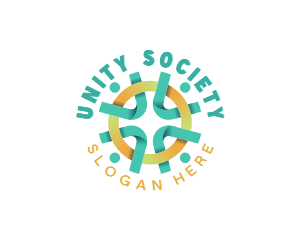 Society - Community People Organization logo design