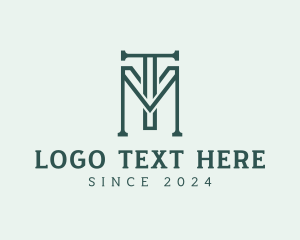 Letter Tm - Elegant Accounting Business logo design