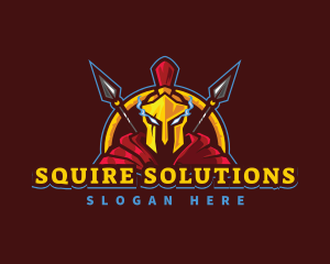 Squire - Spartan Warrior Gaming logo design