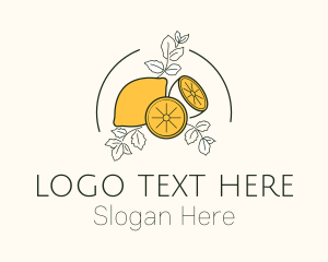 Natural Lemon Pulp Drink Logo