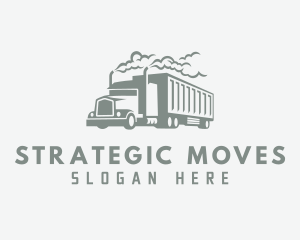 Transport Shipment Trucking logo design