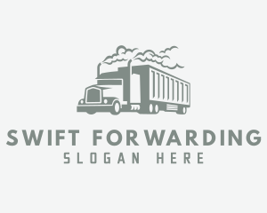 Transport Shipment Trucking logo design