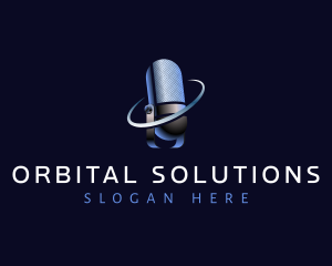 Orbital - Microphone Studio Podcast logo design