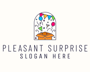 Surprise - Surprise Party Event logo design