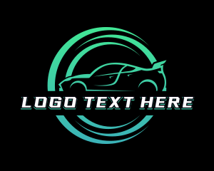 Driver - Car Racer Mechanic logo design
