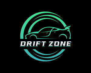 Drifting - Car Racer Mechanic logo design