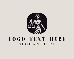 Female Legal Attorney  logo design