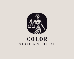 Female Legal Attorney  logo design