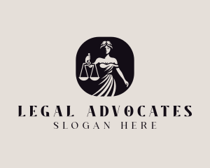 Female Legal Attorney  logo design