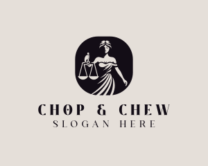 Jurist - Female Legal Attorney logo design