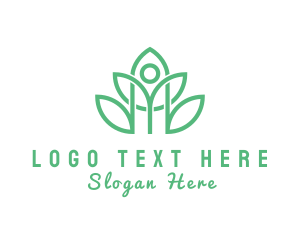 Ecological - Natural Human Wellness logo design