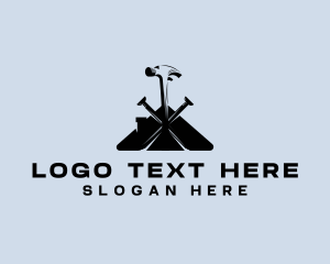 Carpentry - Hammer Carpentry Hardware logo design